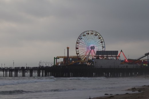 Riesenrad am Pier von Los Angeles
